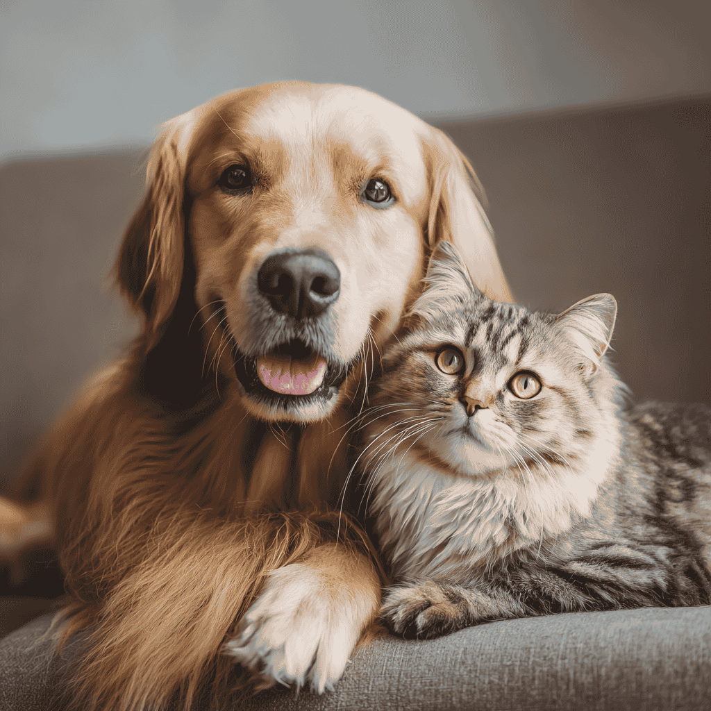 A collage of diverse pets showcasing amazing trivia